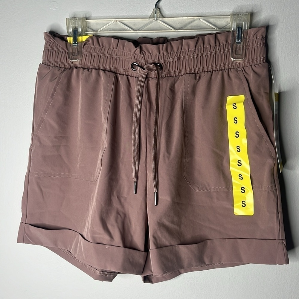 Danskin Antler 4’ Inseam Paperbag Women’s Short Pink